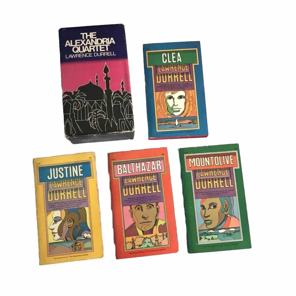 The Alexandria Quartet by Lawrence Durrell Paperback 4 Book Box Set 1969 10th